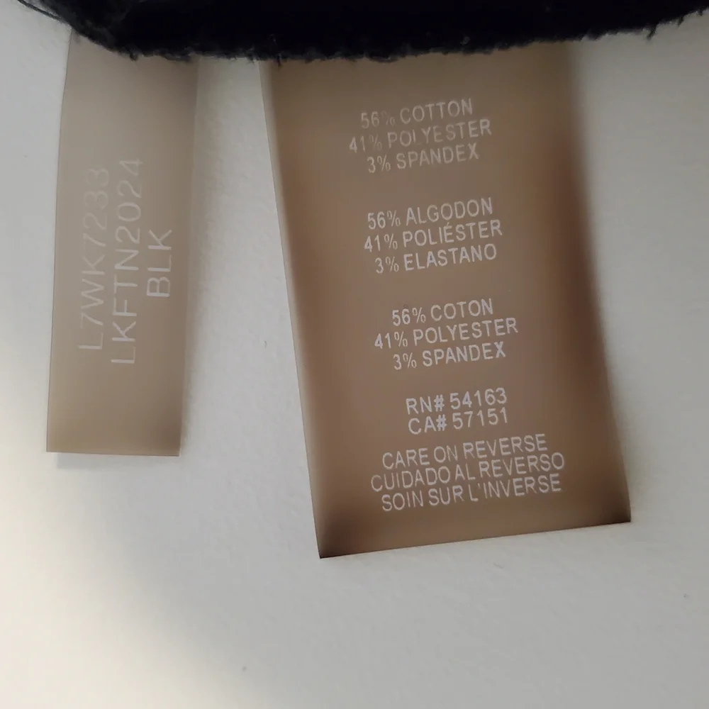 Karl Lagerfeld Women's Straight Leg Pants, Black (Size 16) - Picture 7 of 8